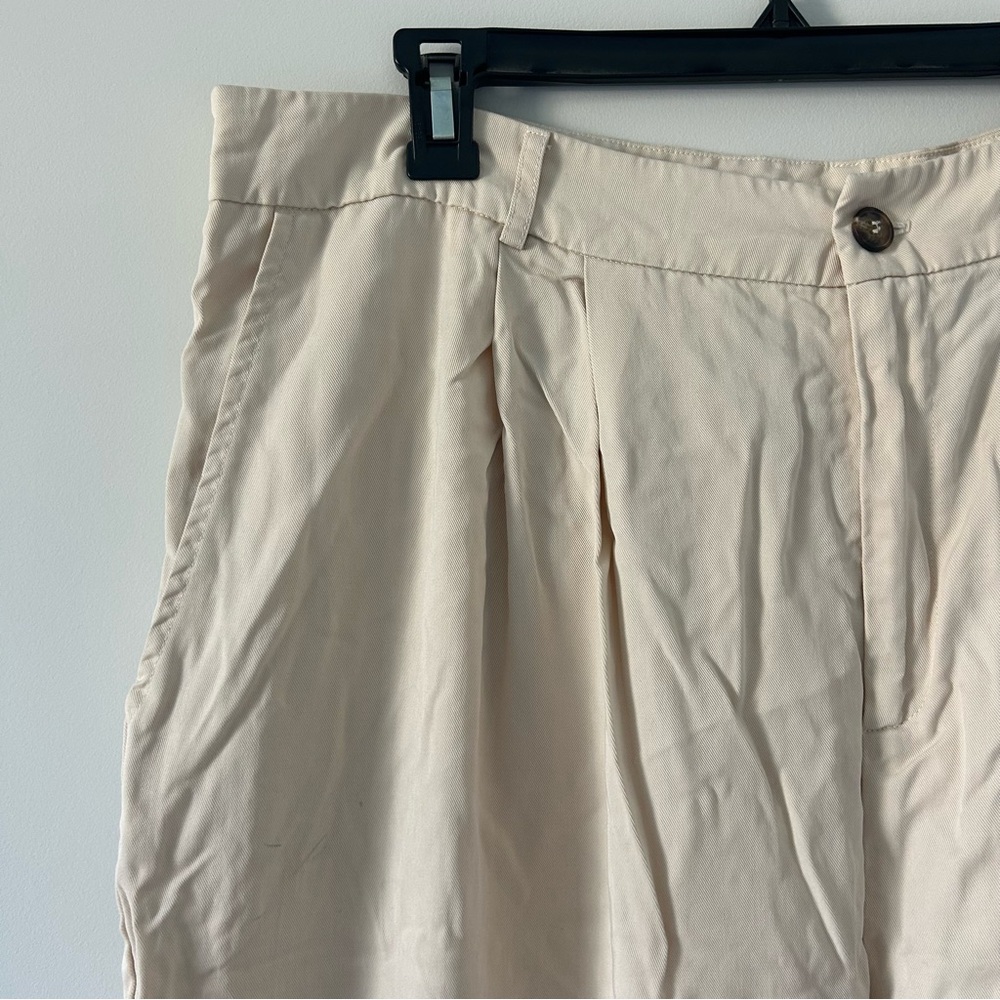 Reformation Cream Wide Leg Pants - Picture 5 of 10